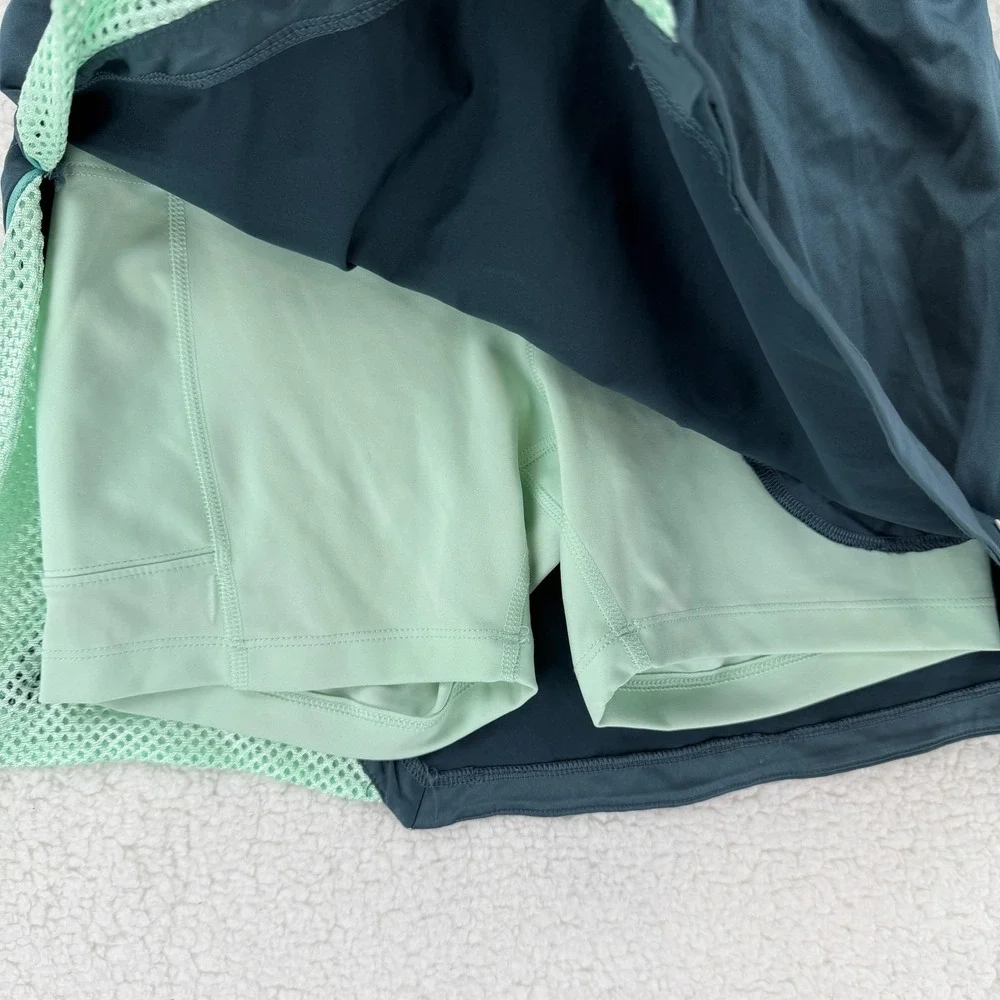 Jordan Flight Skort Womens XS Teal Mint Green‎ Loose Fit Athletic Running Shorts